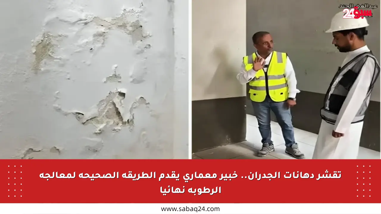 تقشر دهانات الجدران.. خبير معماري يقدم الطريقة الصحيحة لمعالجة الرطوبة نهائيا